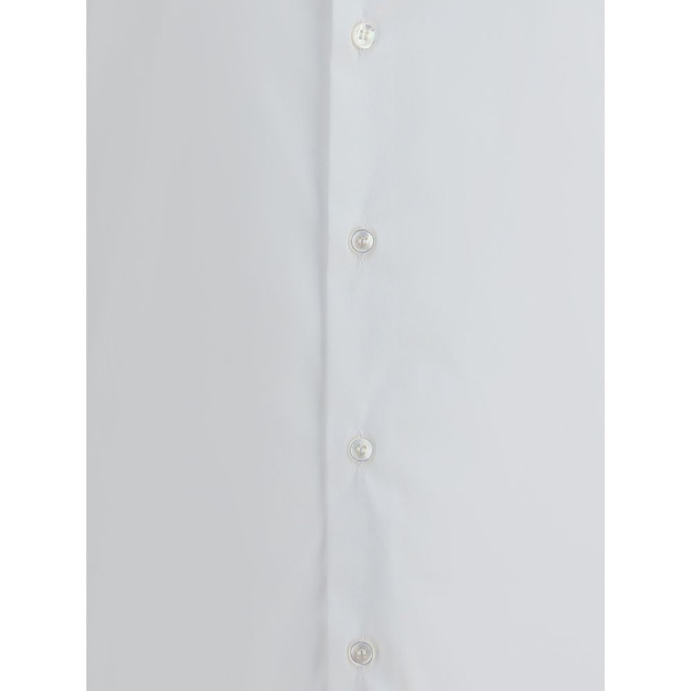 White Cotton Dress Shirt