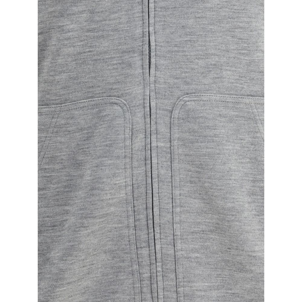Gray Cashmere Sweatshirt