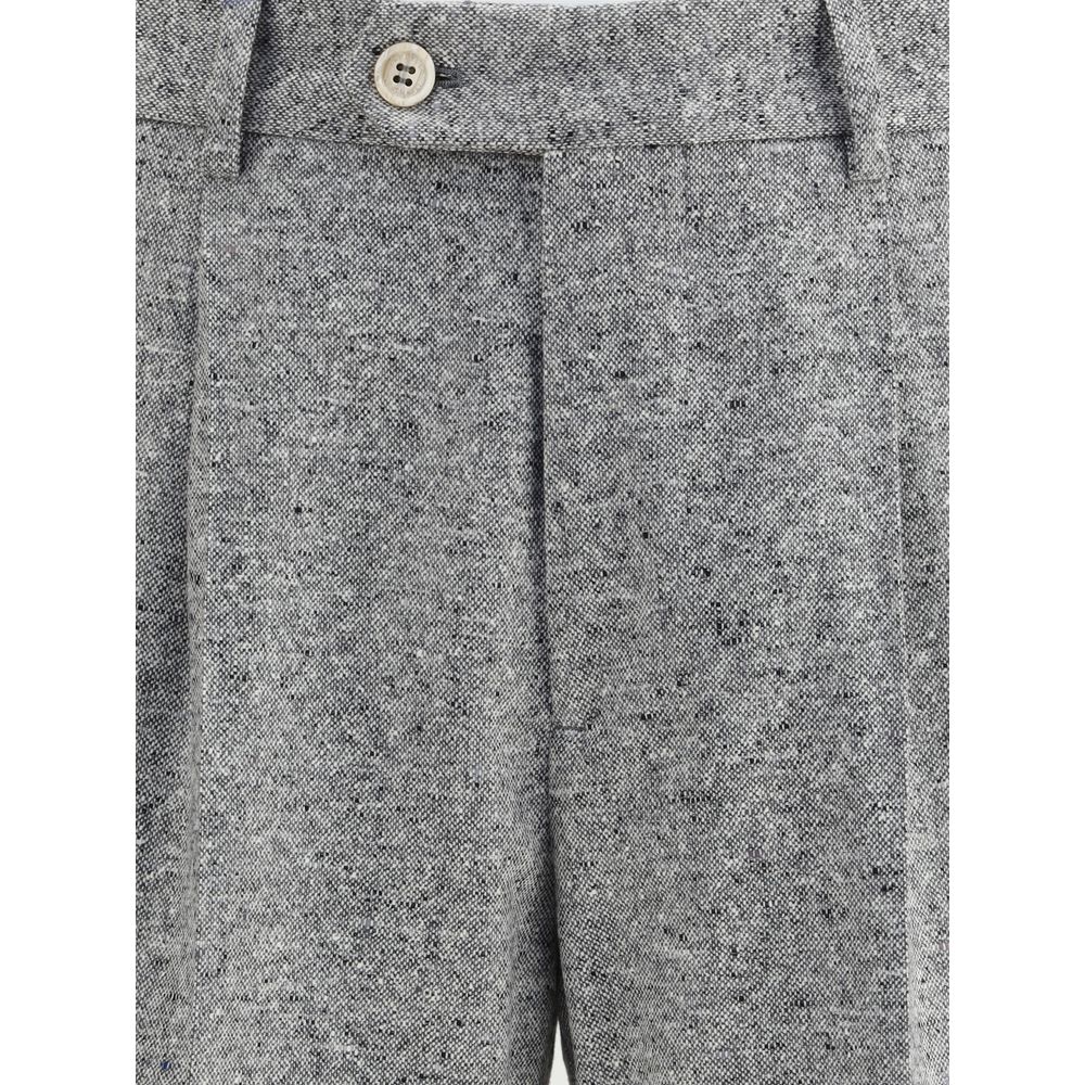 Gray Wool Two-Piece Suit