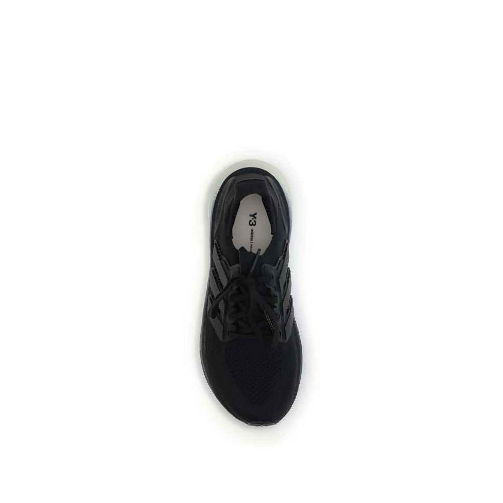 Black Fabric Athletic Sneakers