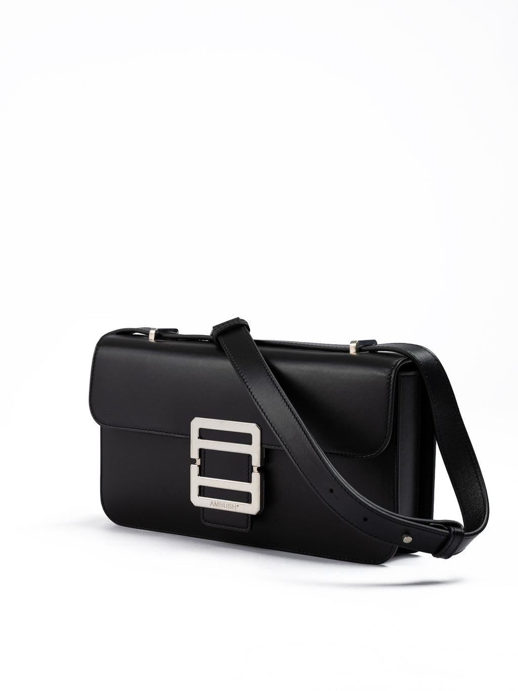 Black Leather Crossbody Bag