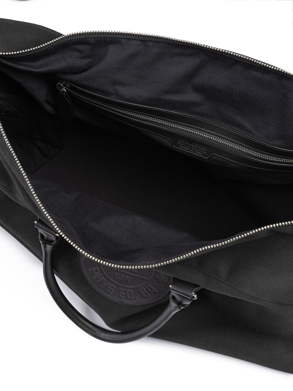 Black Fabric Weekend Travel Bag
