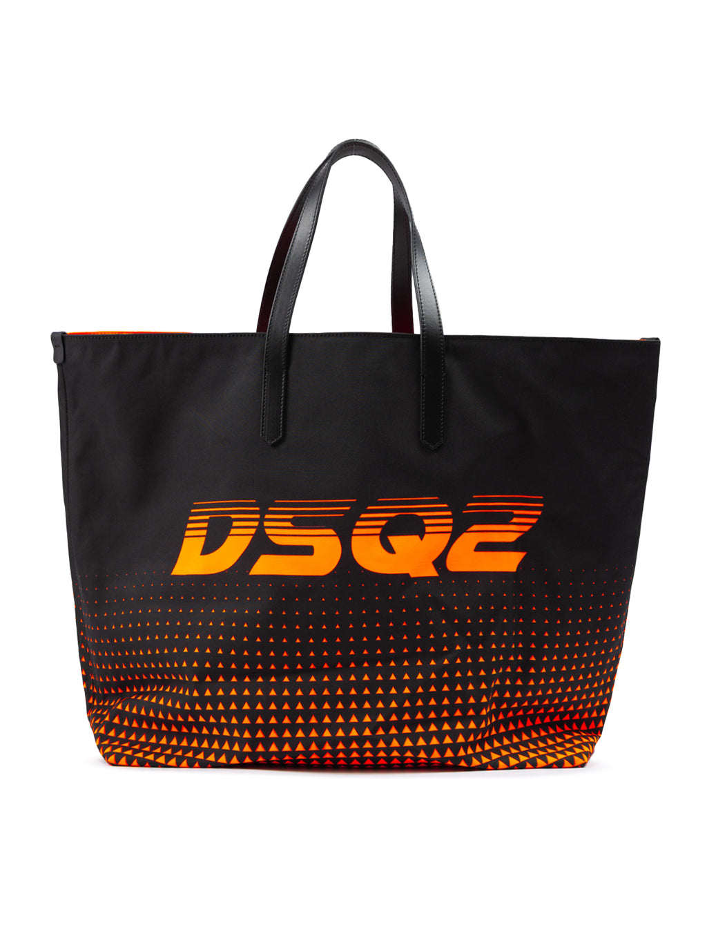 Bicolour Polyester Logo Shopping Bag