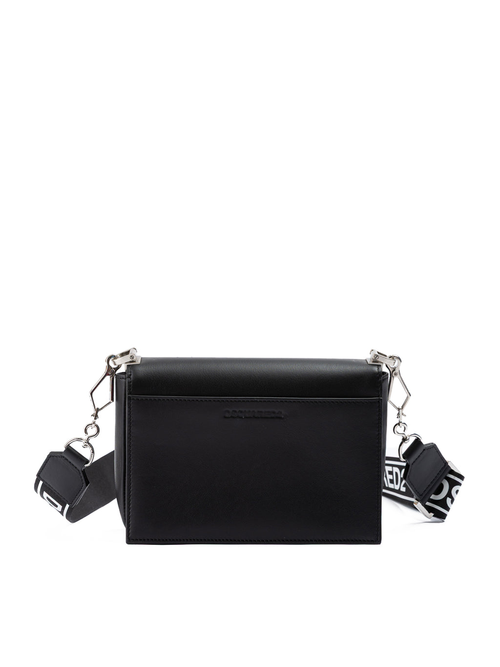 Black Leather Crossbody Bag