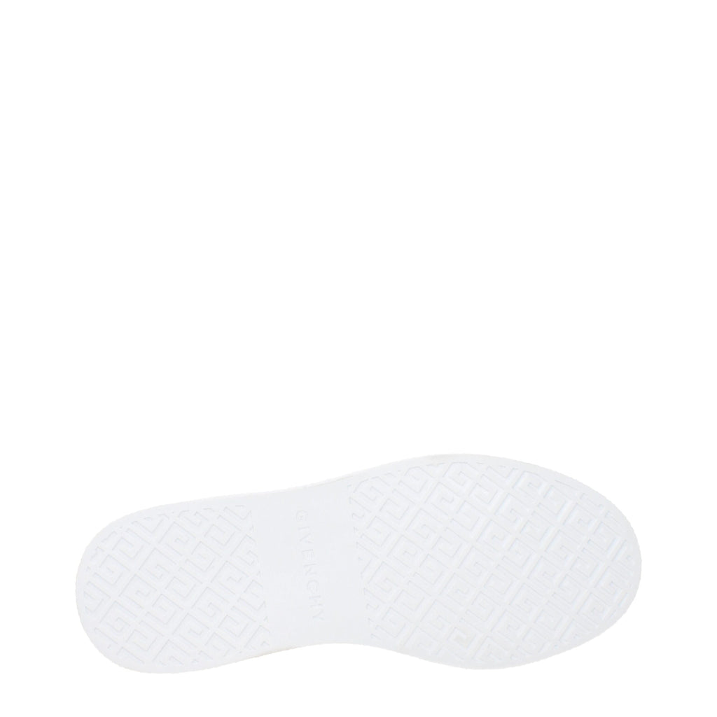 White Leather Low Tops