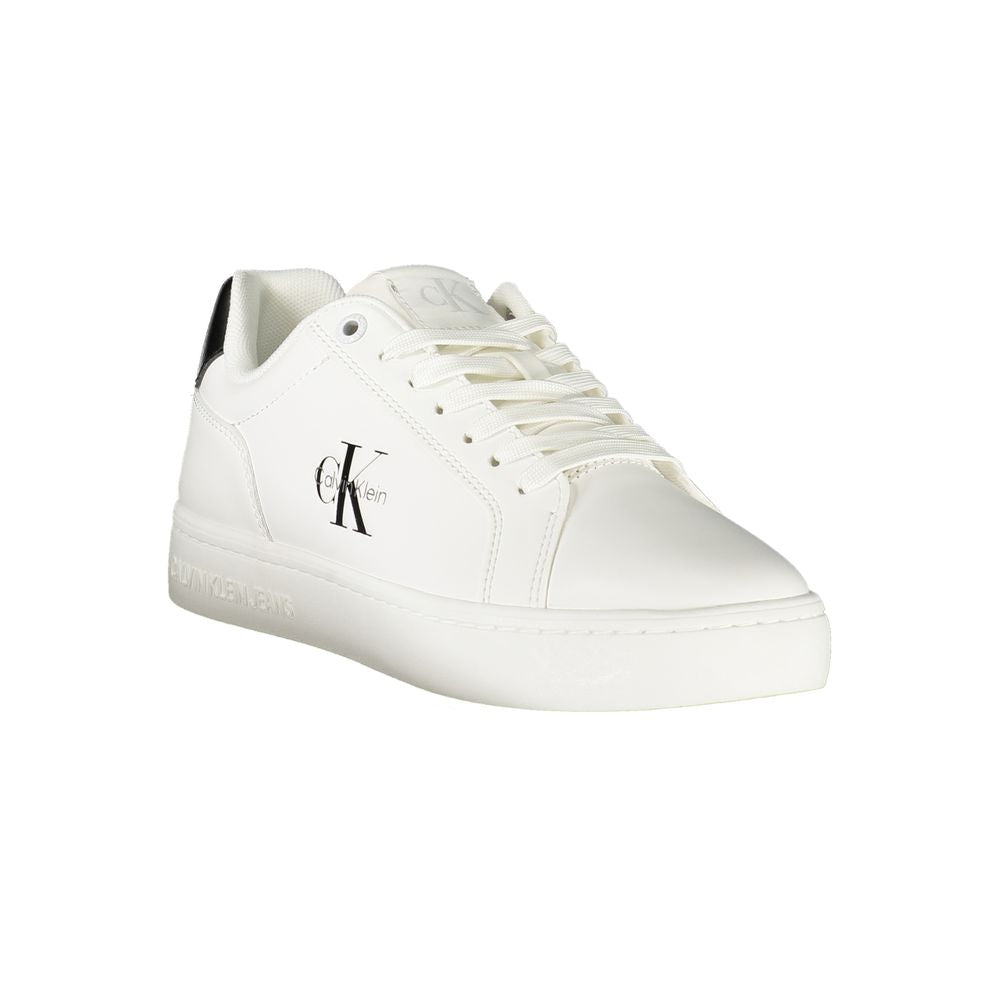 White Leather Women Sneaker