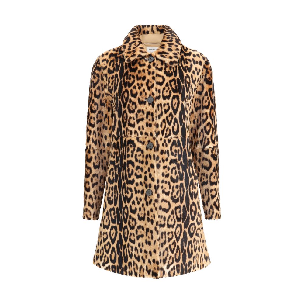 Leopard-print Coat