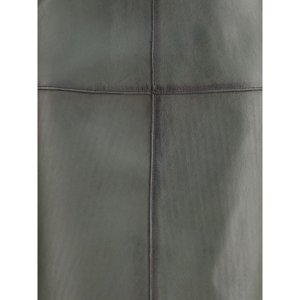 Leather pencil Skirt