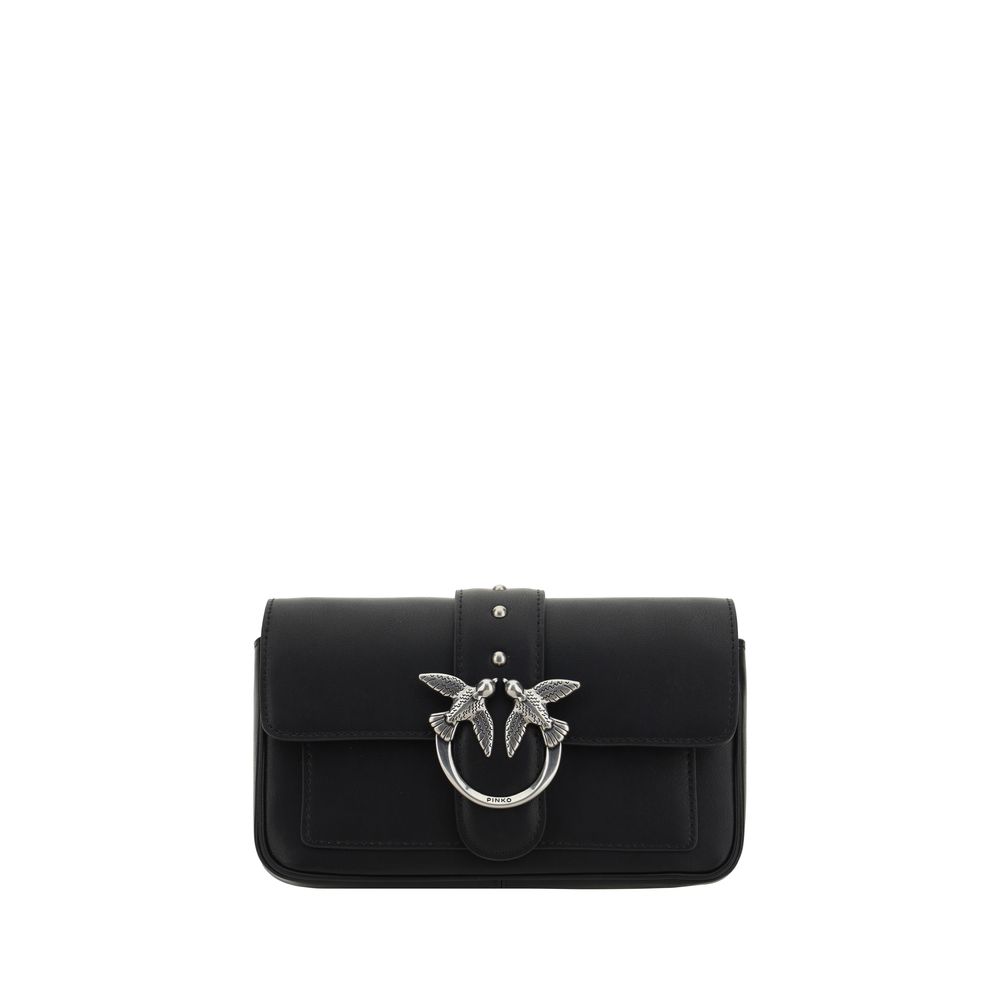 Black Calf Leather Bos Taurus Shoulder Bag