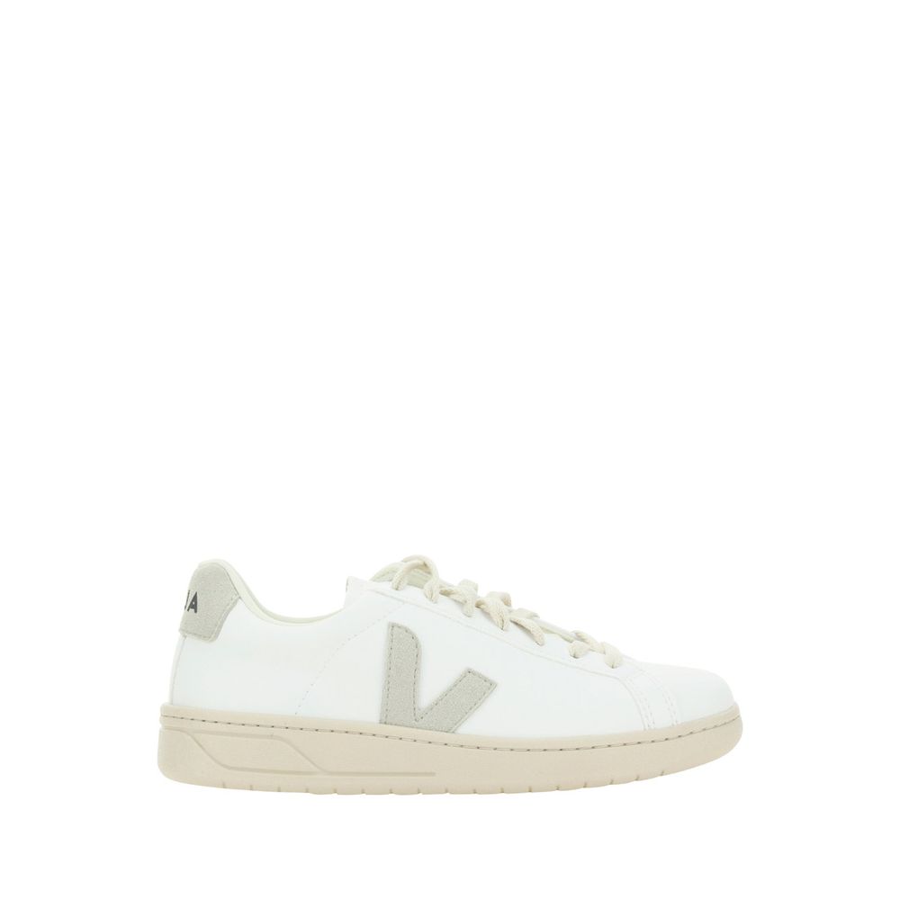 White Rubber Low Top Sneakers