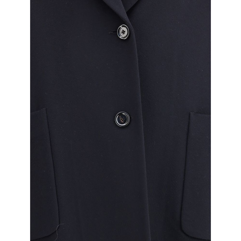 Black Cashmere Coat