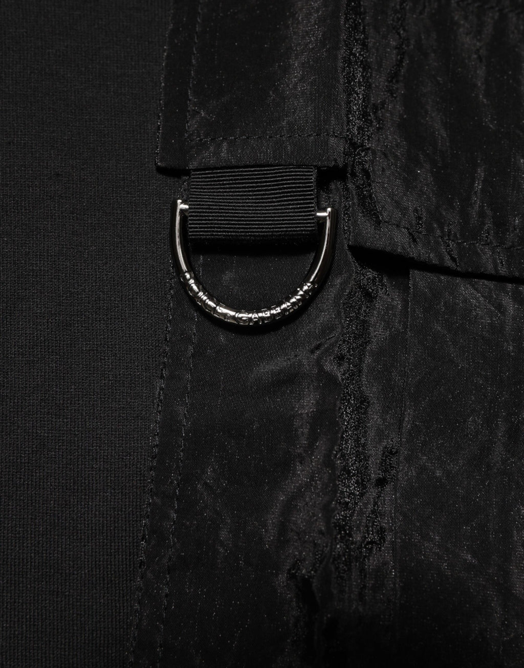 Black Cotton Embroidered DG Logo Pocket T-shirt