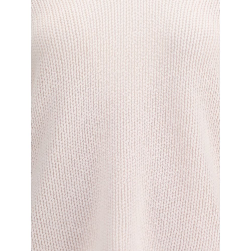 White Wool Cashmere Sweater
