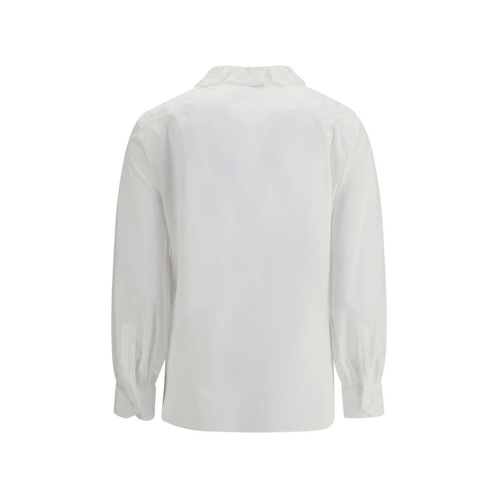 White Cotton Dress Shirt