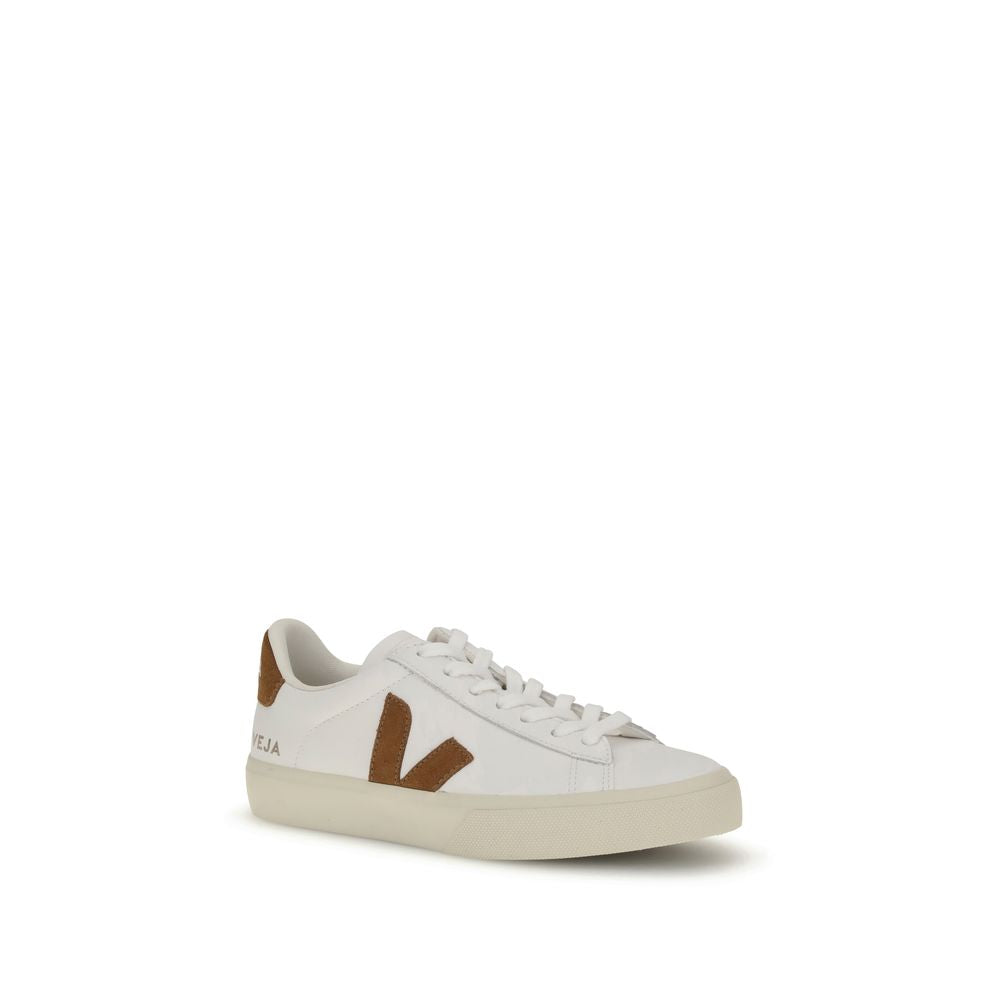 White Leather Low Top Sneakers