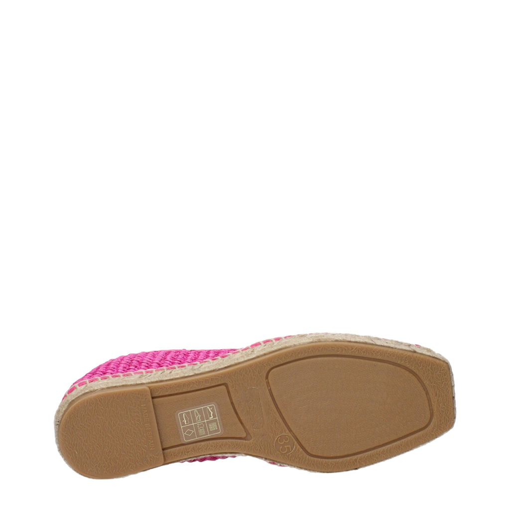 Pink Fabric Espadrilles