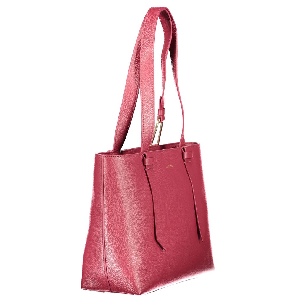 Purple Leather Women Handbag