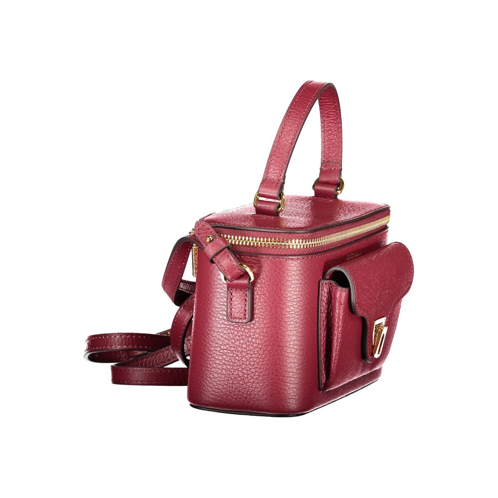 Purple Leather Women Handbag