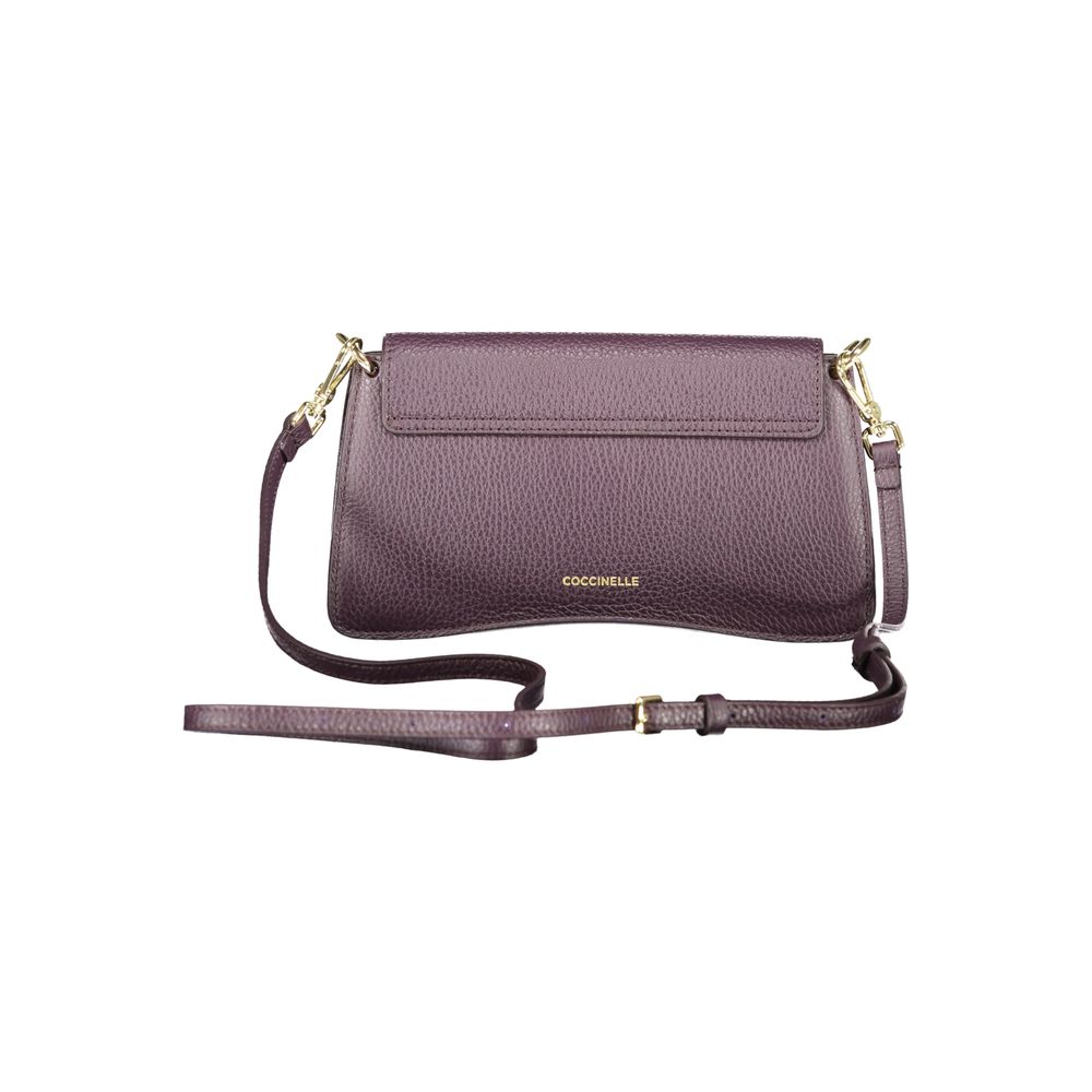 Purple Leather Women Handbag