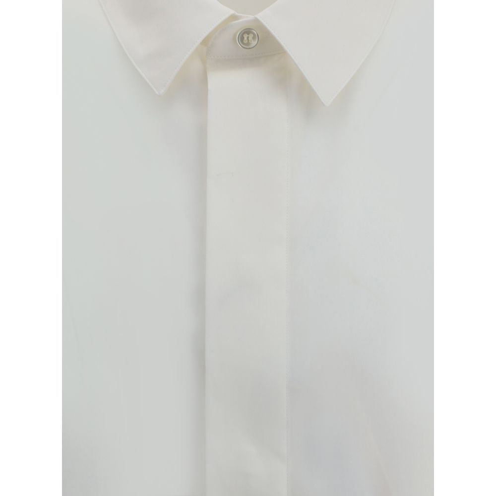 White Cotton Dress Shirt