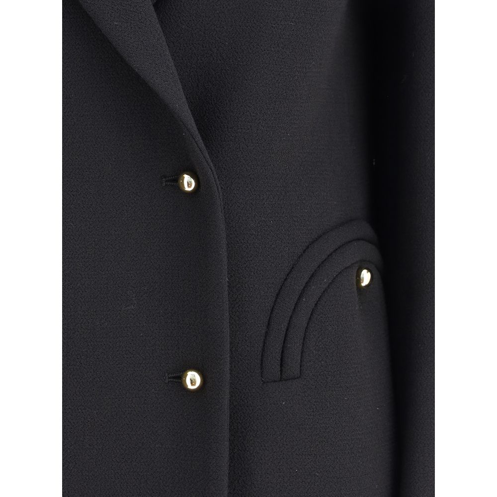 Black Fleece Wool Blazer
