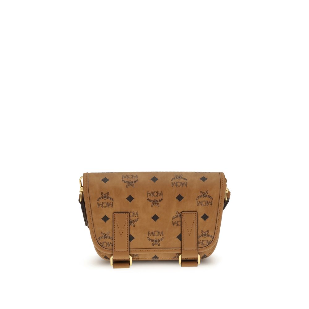 Brown Fabric Shoulder Bag