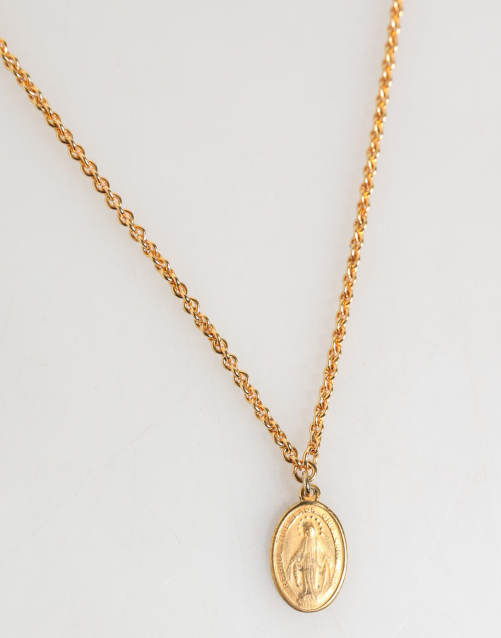 Gold Medallion Metal Chain Charm Men Pendant Necklace
