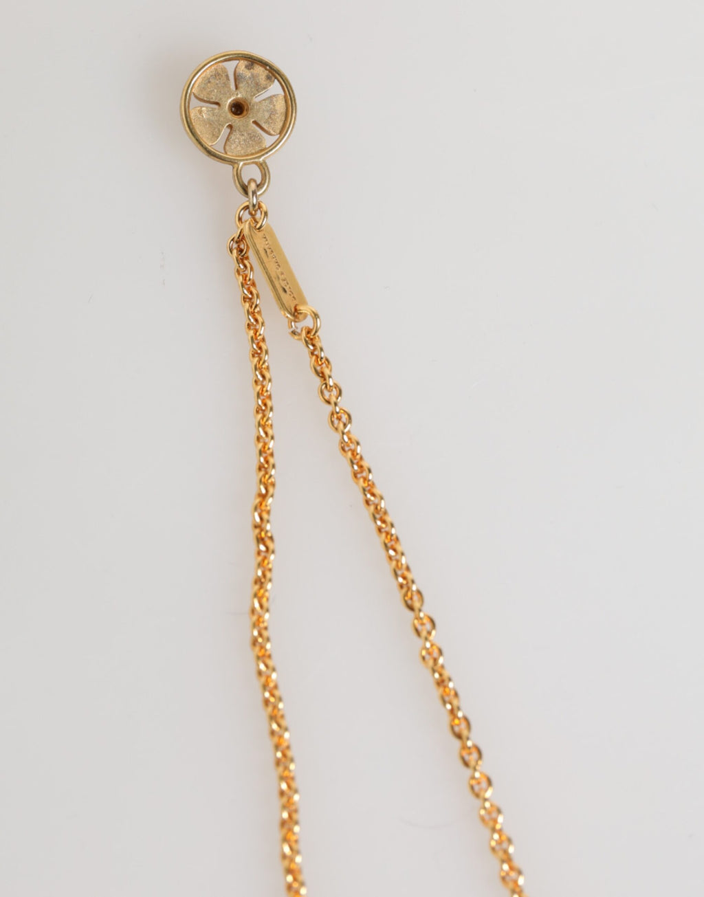 Gold Medallion Metal Chain Charm Men Pendant Necklace