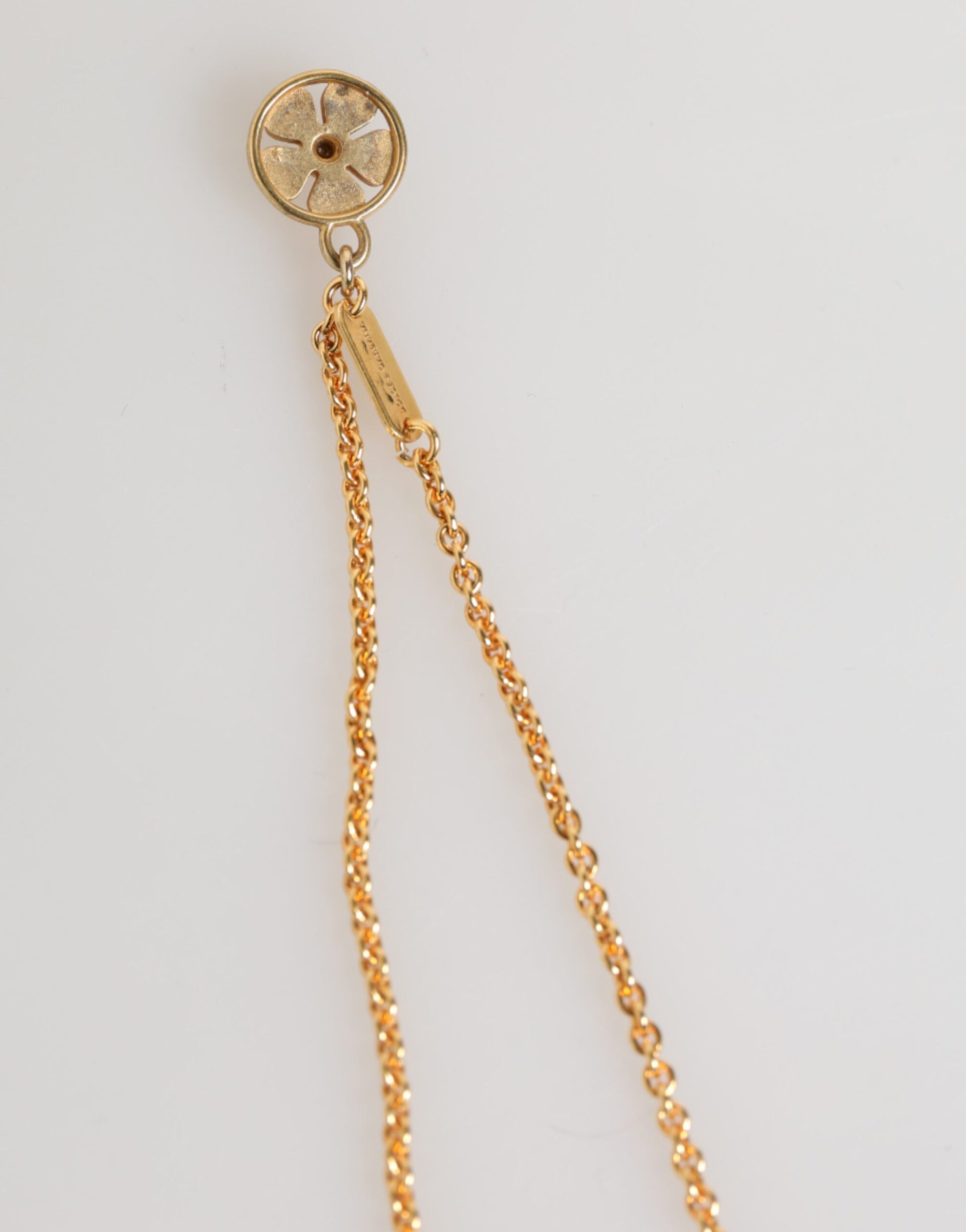 Gold Medallion Metal Chain Charm Men Pendant Necklace