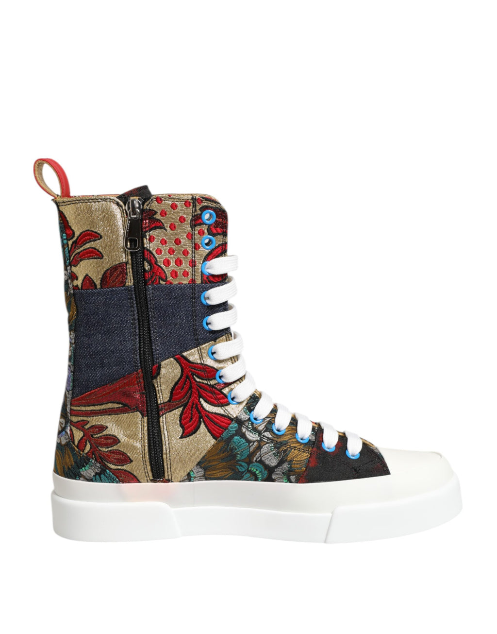 Multicolor Patchwork High Top Sneakers Shoes
