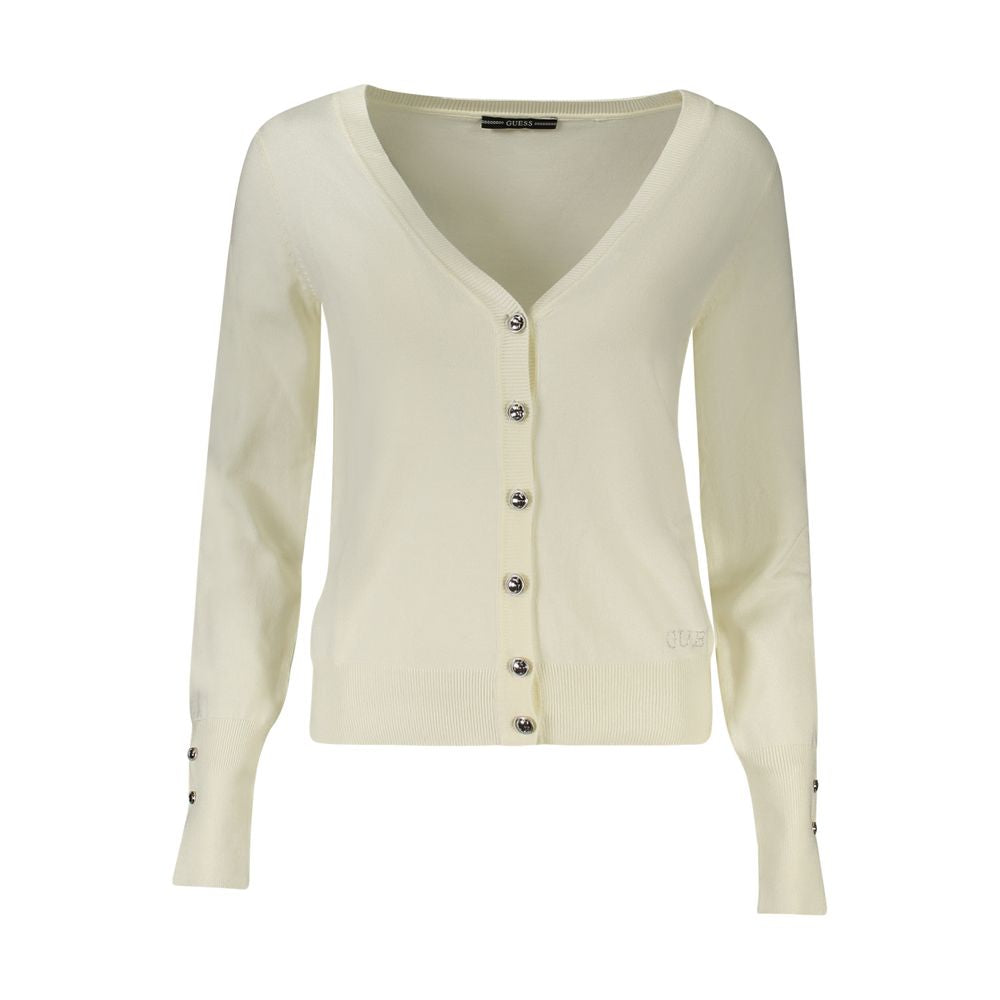 White Viscose Women Sweater