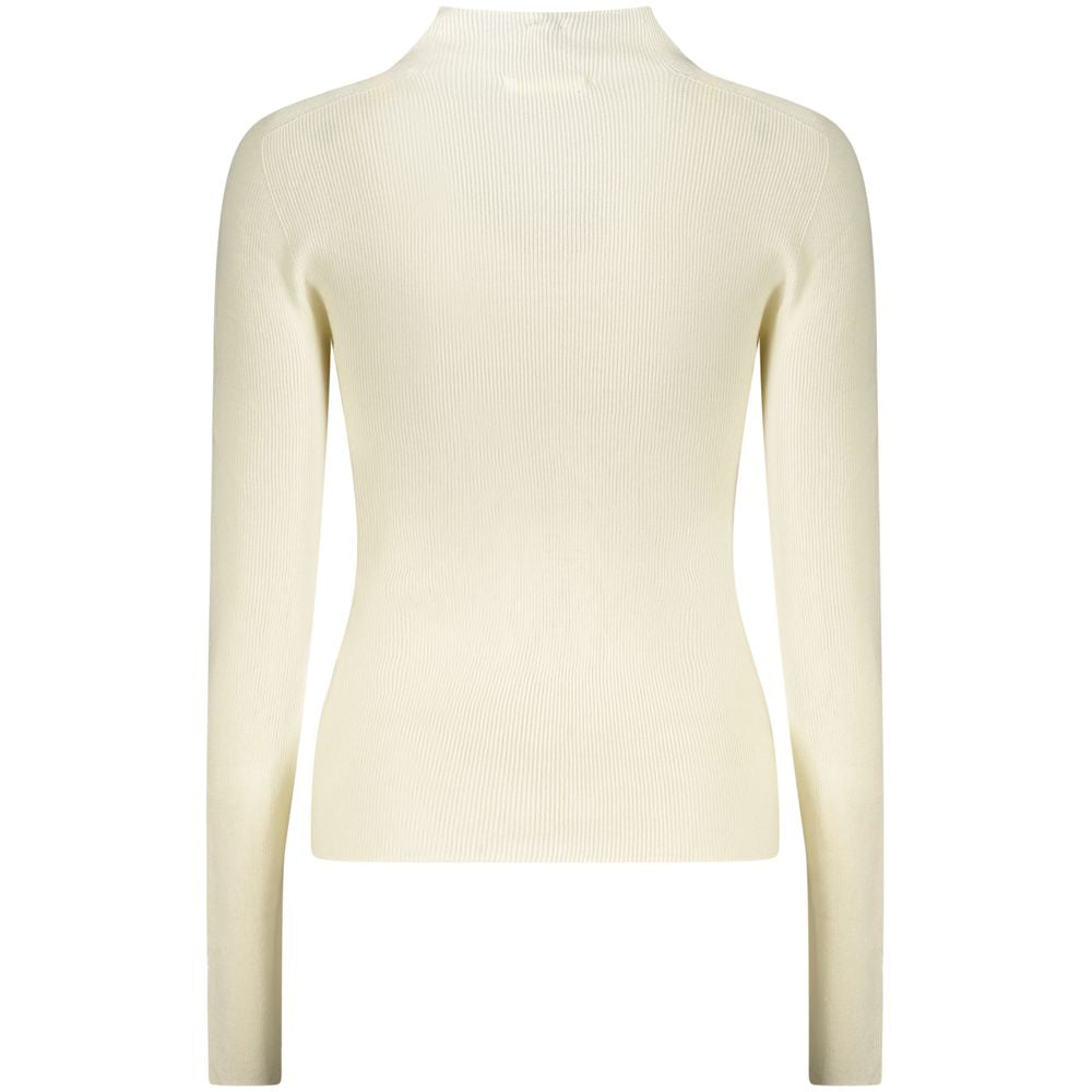 White Wool Women Sweater