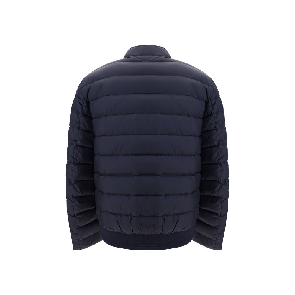 Blue Polyester Shell Jacket