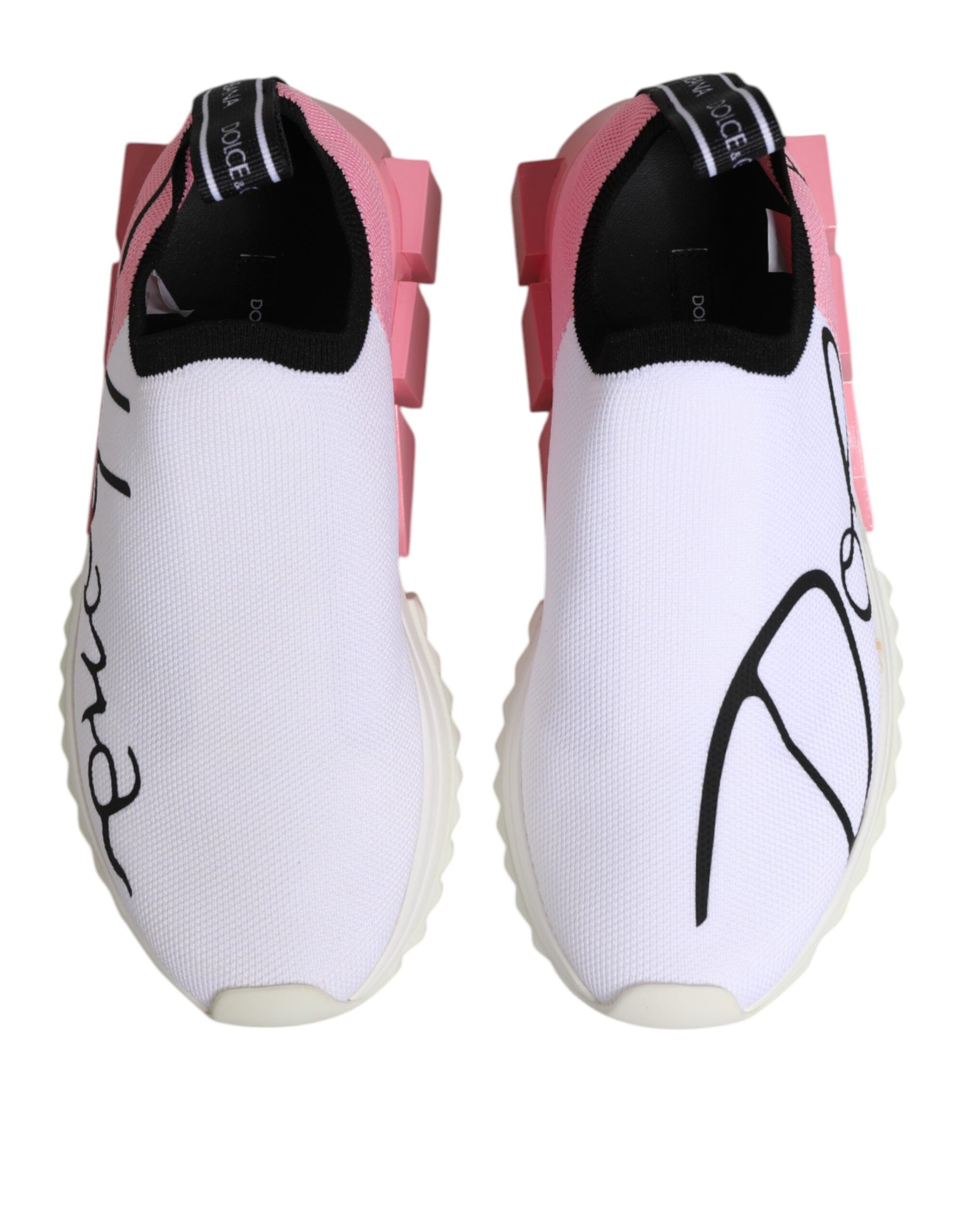 White Pink Low Top Sorrento Sneakers Shoes