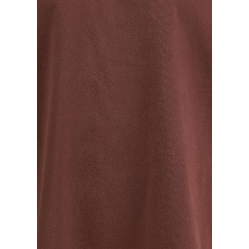 Bordeaux Cotton Long Sleeve T-Shirt