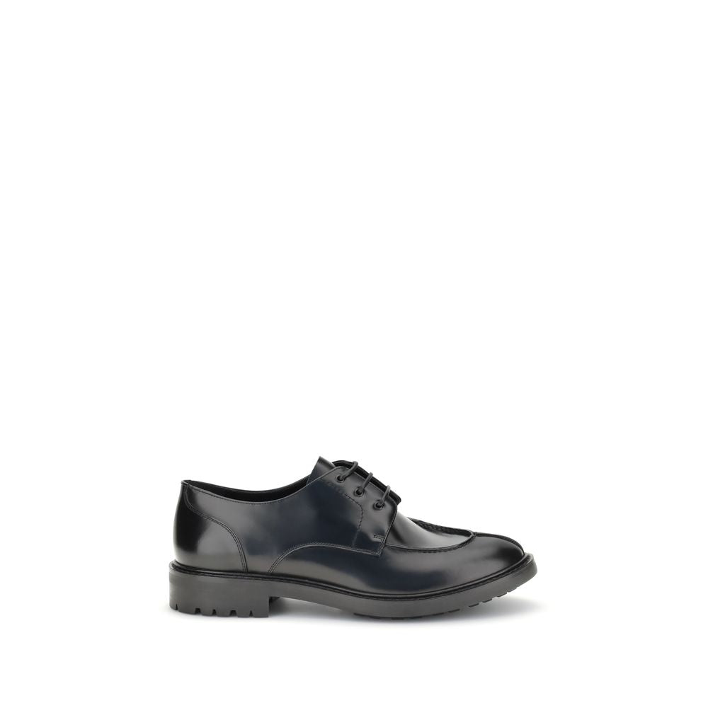 Black Calf Leather Bos Taurus Oxfords And Derbies