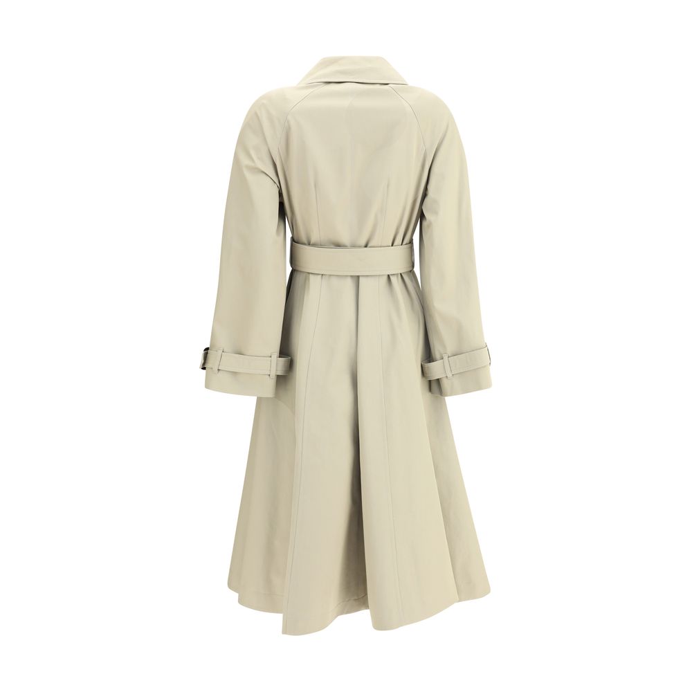 Beige Cotton Coat