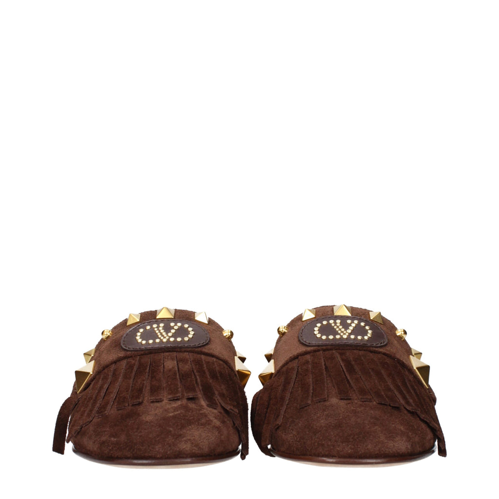 Brown Leather Slippers