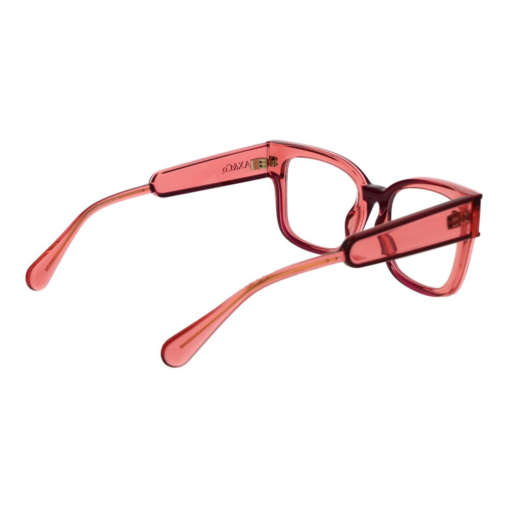 Red Stainless Steel Glasses (Frames)
