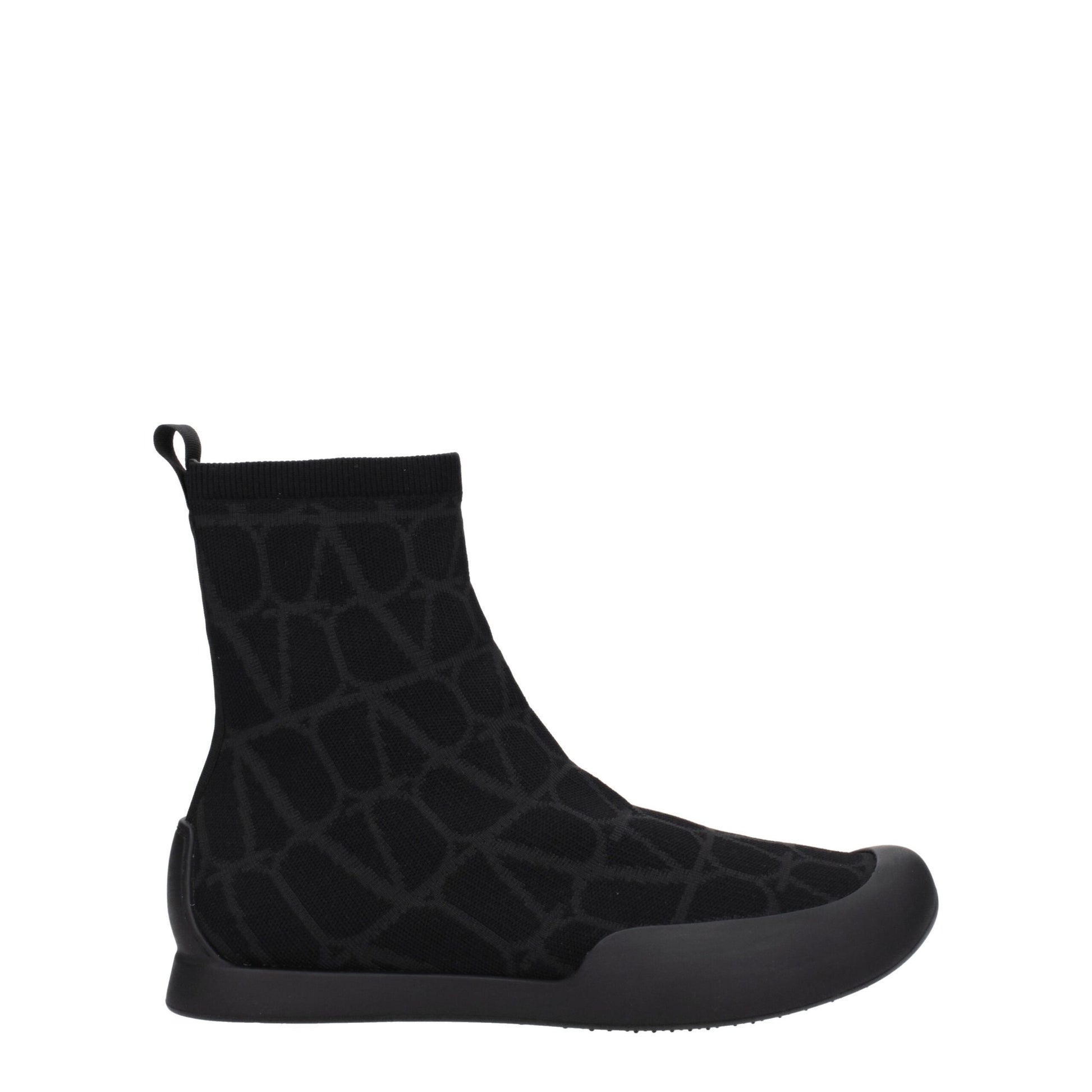 Black Fabric High Tops