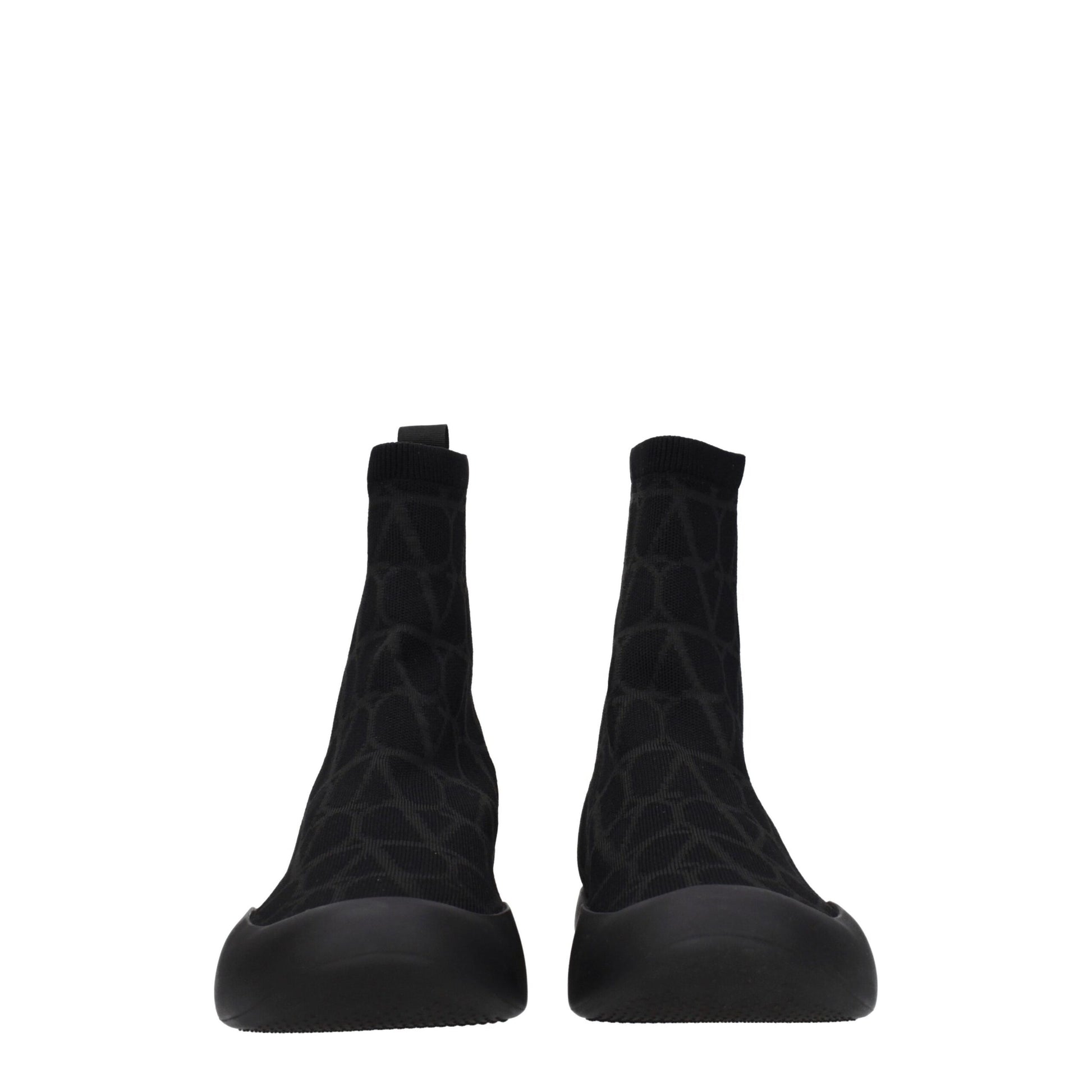 Black Fabric High Tops