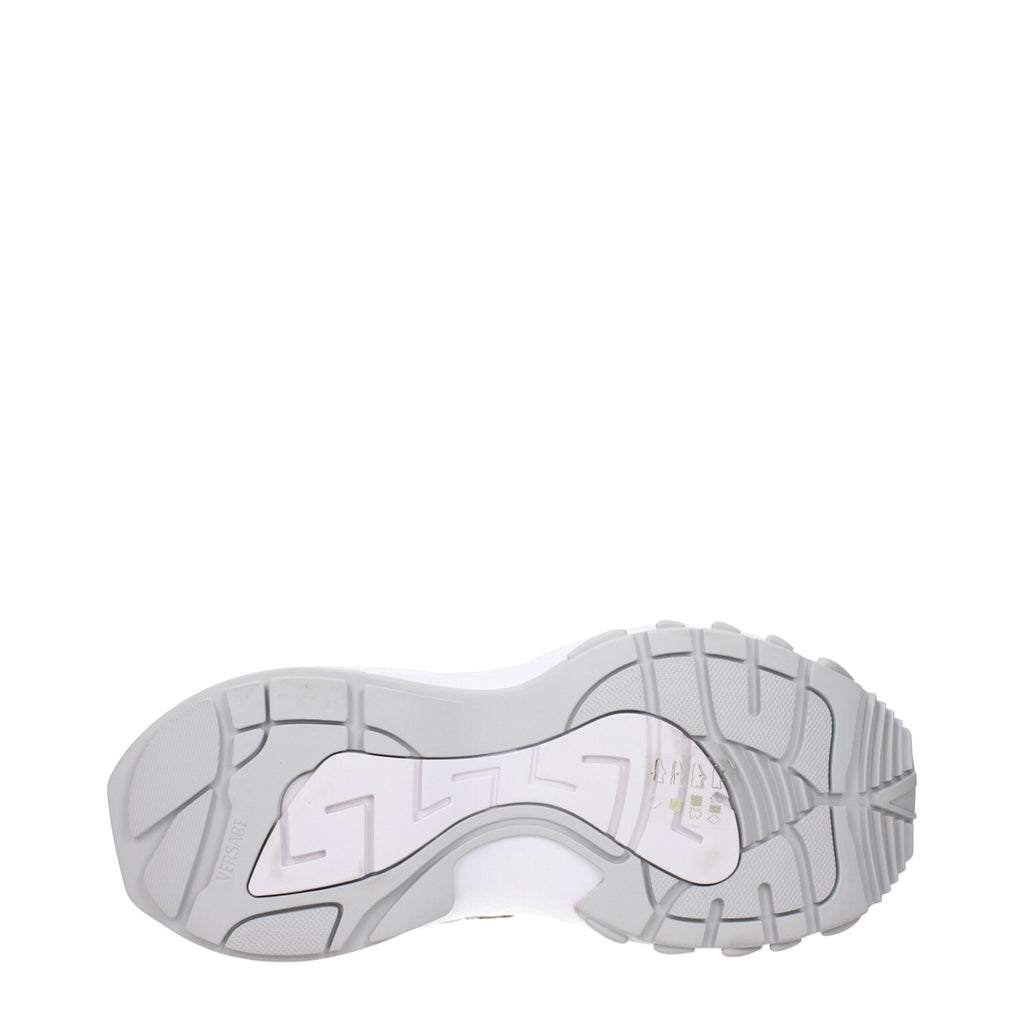 Gold Fabric Low Top Sneakers