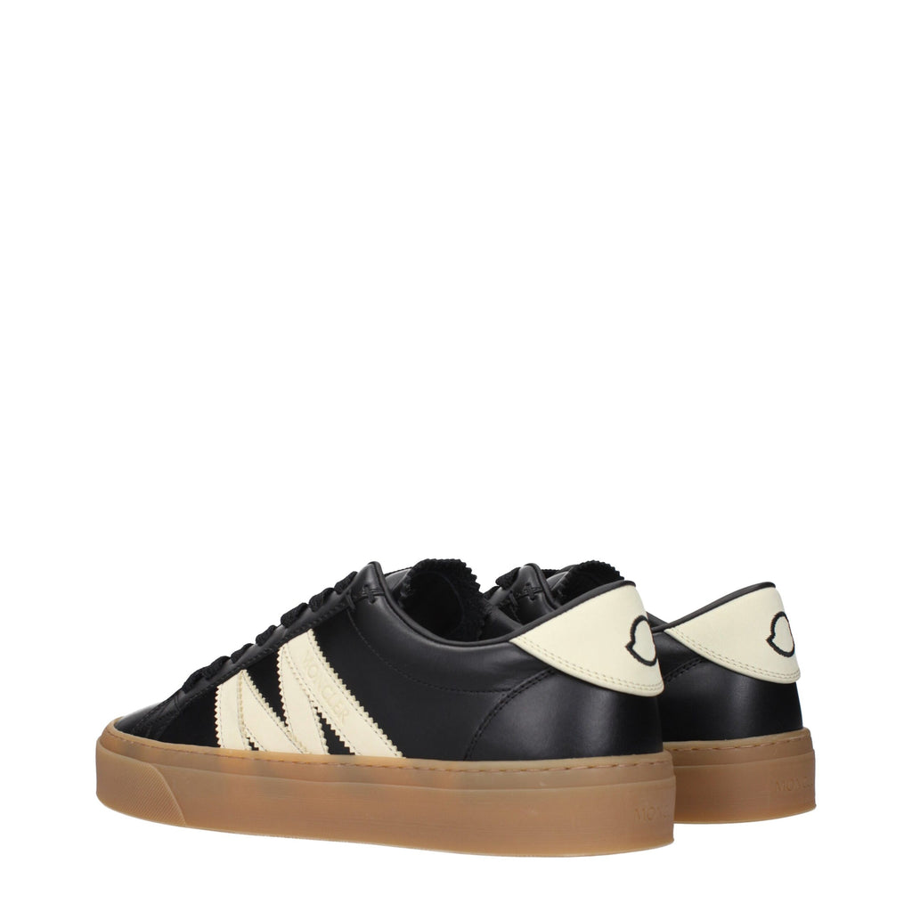 Black Leather Low Tops