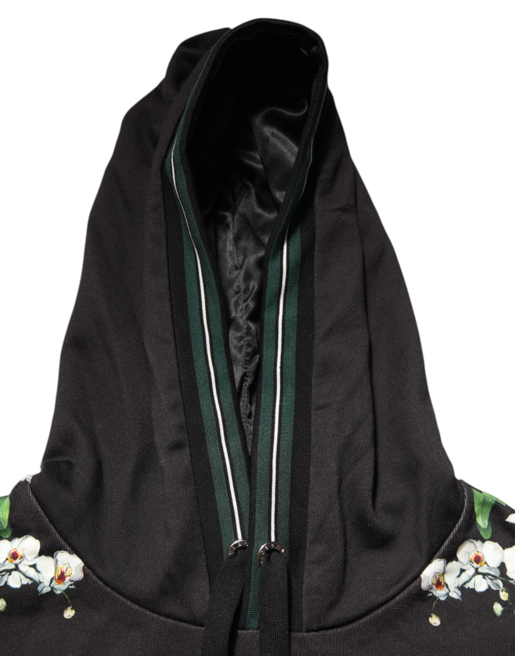 KING Black Orchid Floral Crown Logo Hoodie Sweater