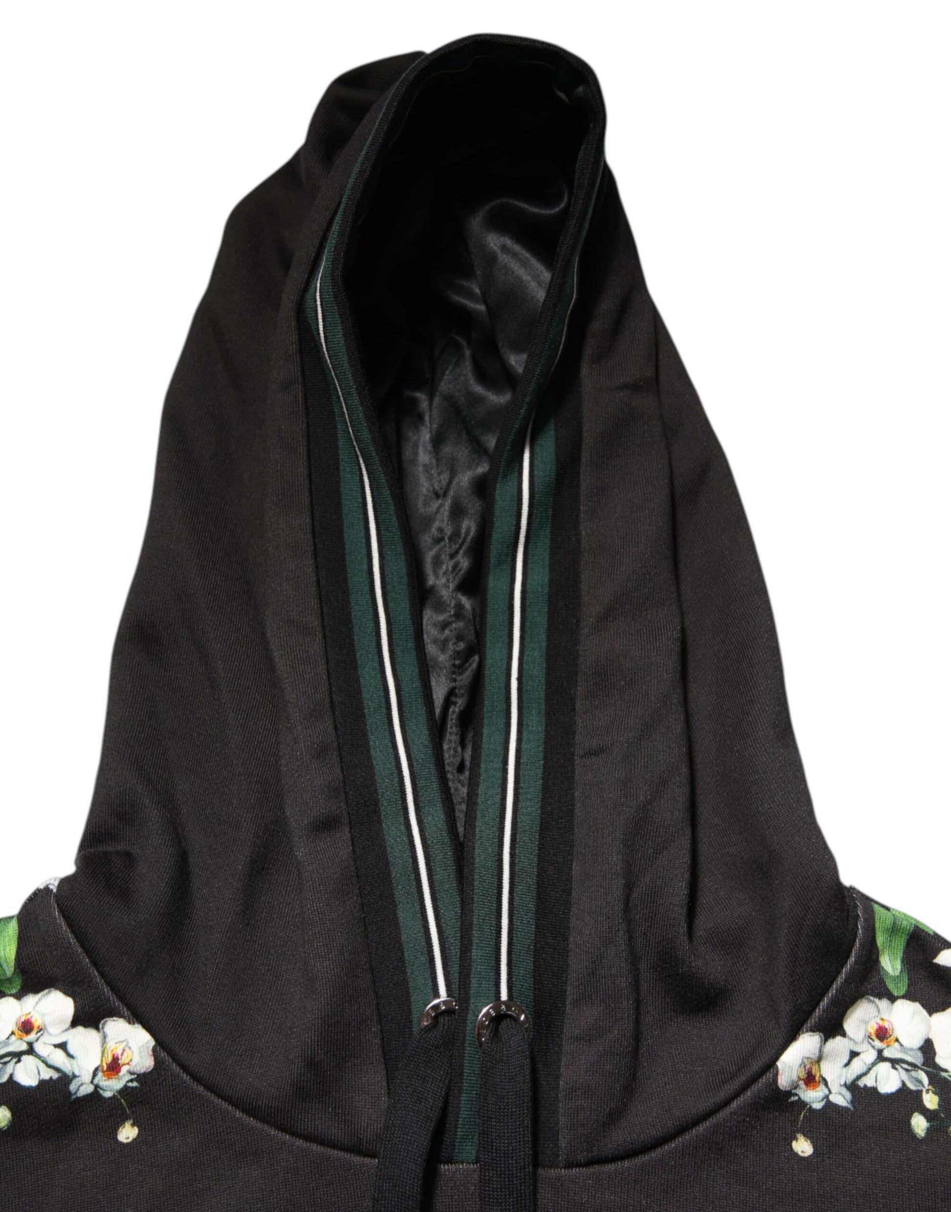 KING Black Orchid Floral Crown Logo Hoodie Sweater