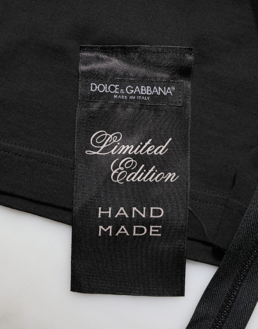 Black Cotton Sleeveless Tank Top DG Logo Men T-shirt