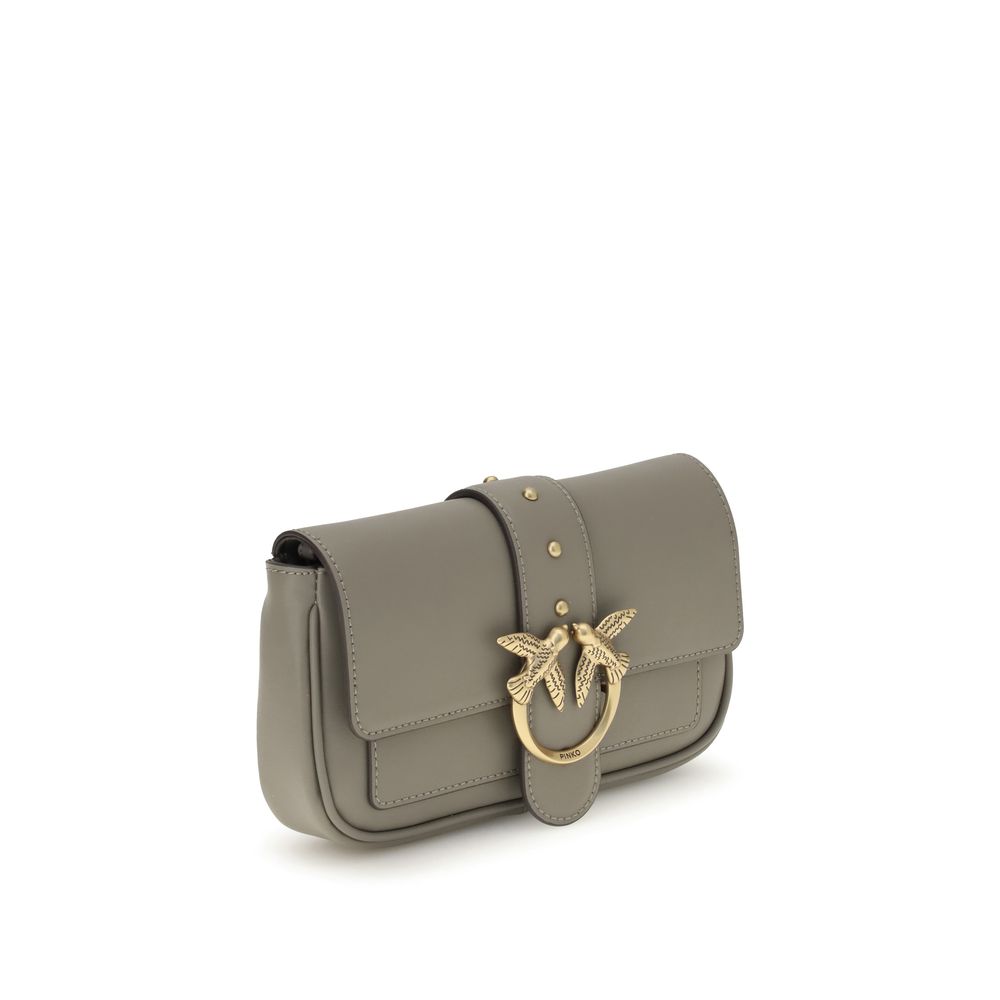 Gray Calf Leather Bos Taurus Shoulder Bag