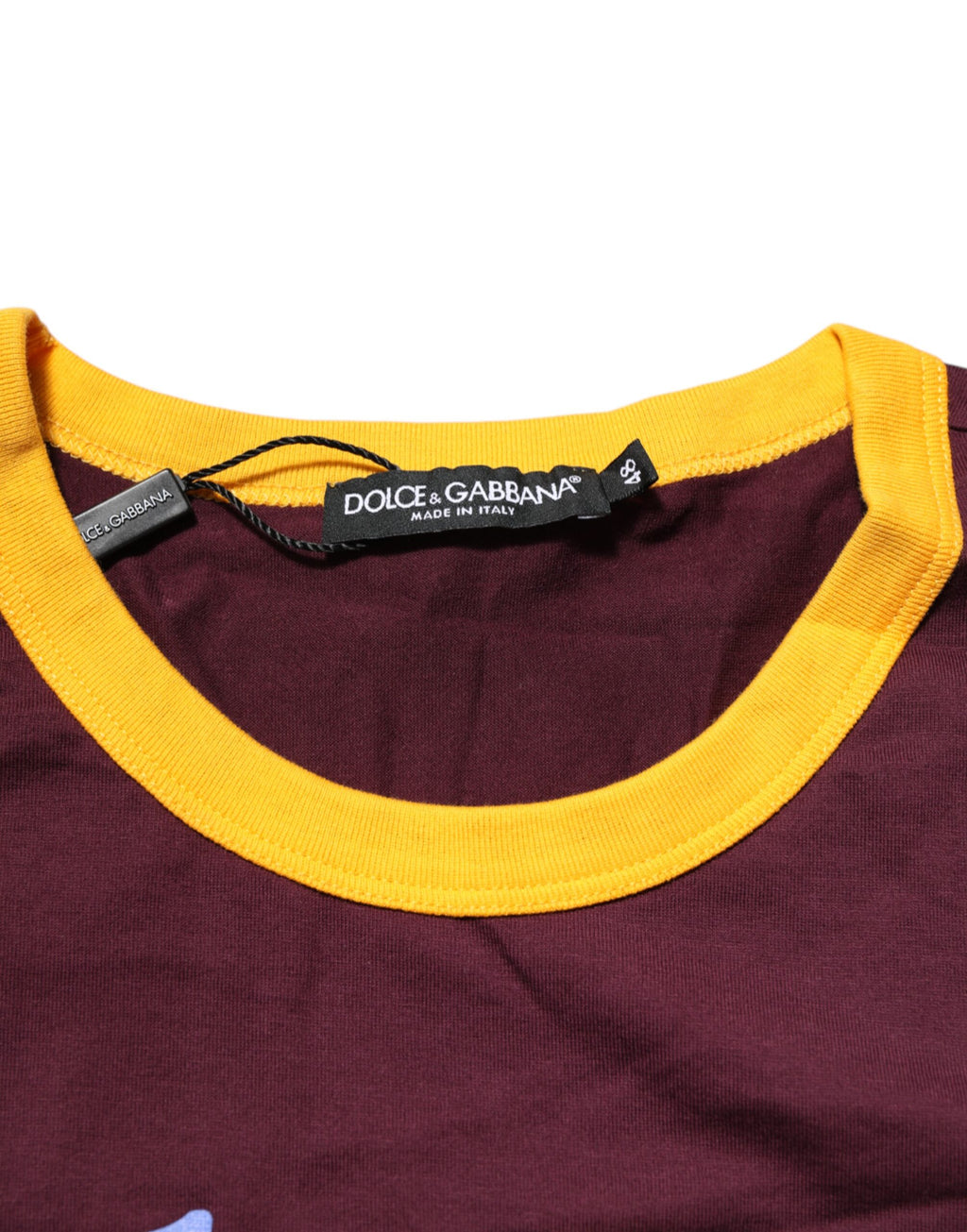 Burgundy Cotton DG Super King Logo T-Shirt