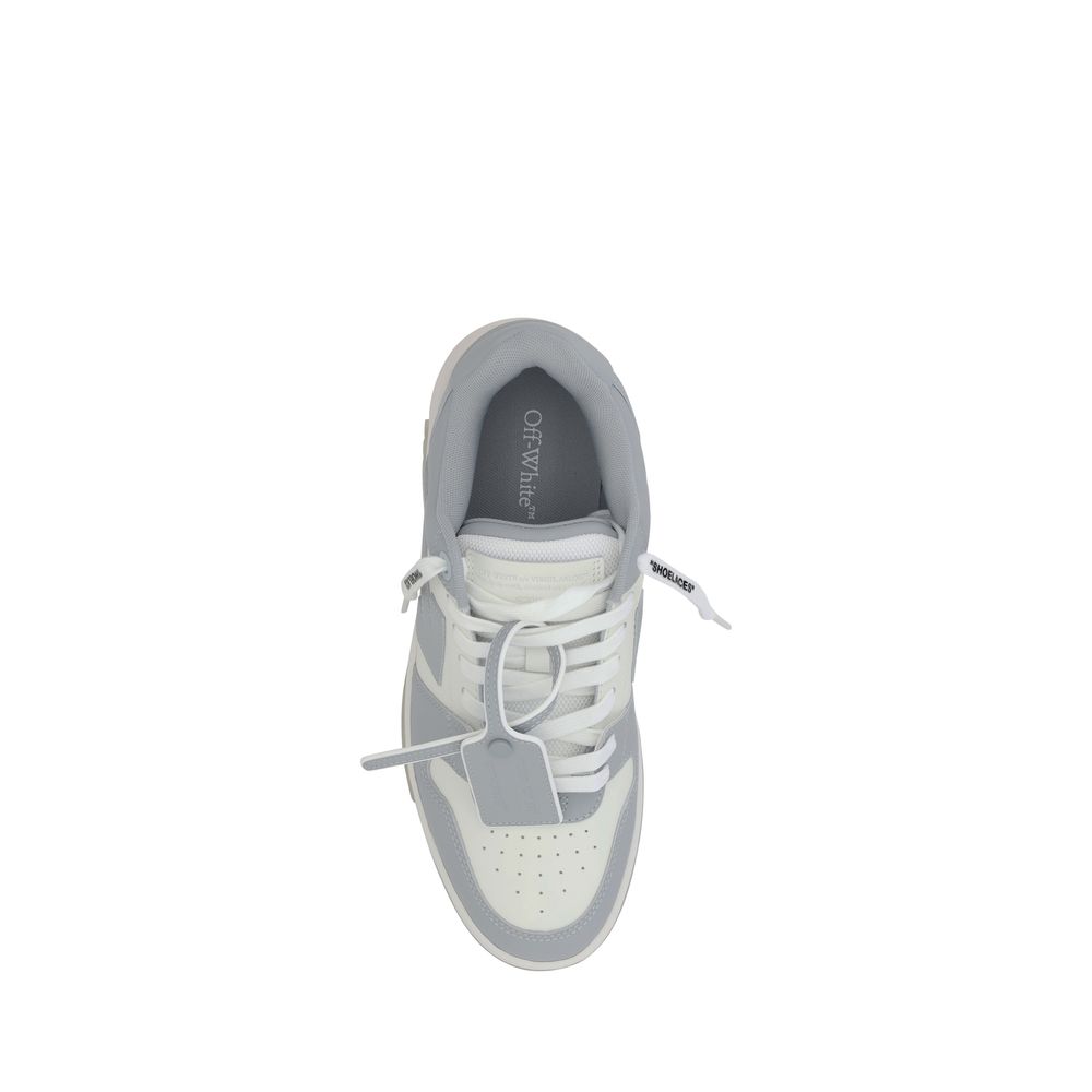Gray Rubber Low Top Sneakers