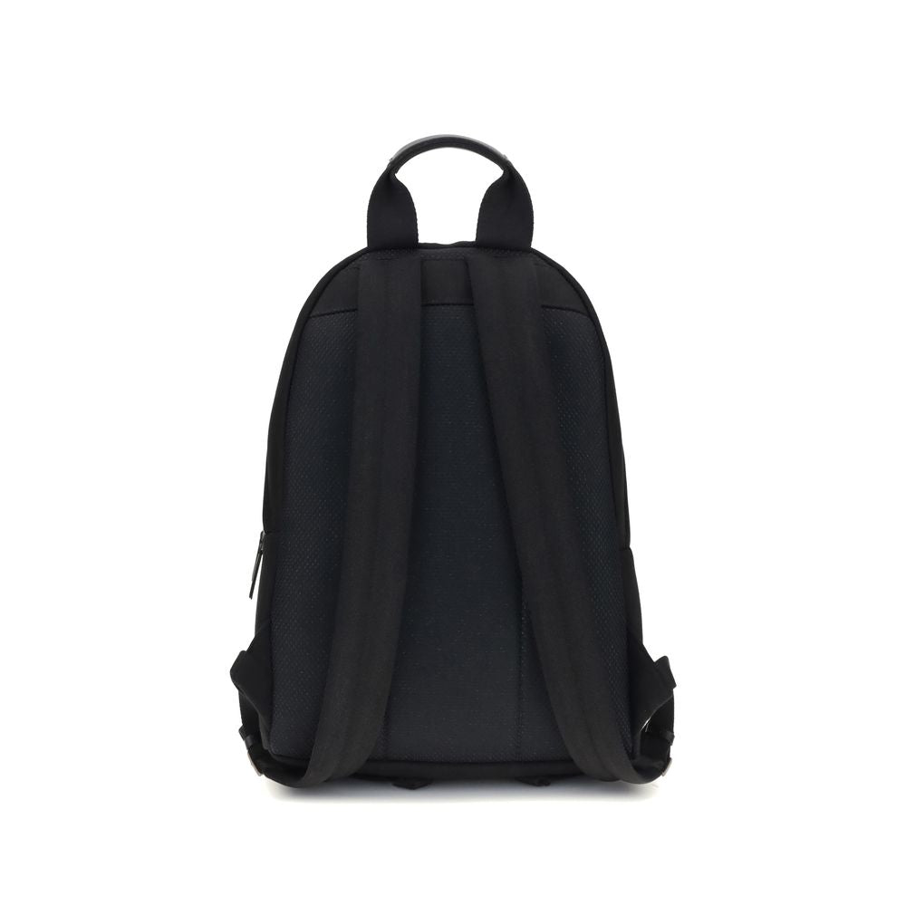 Black Polyester Backpack